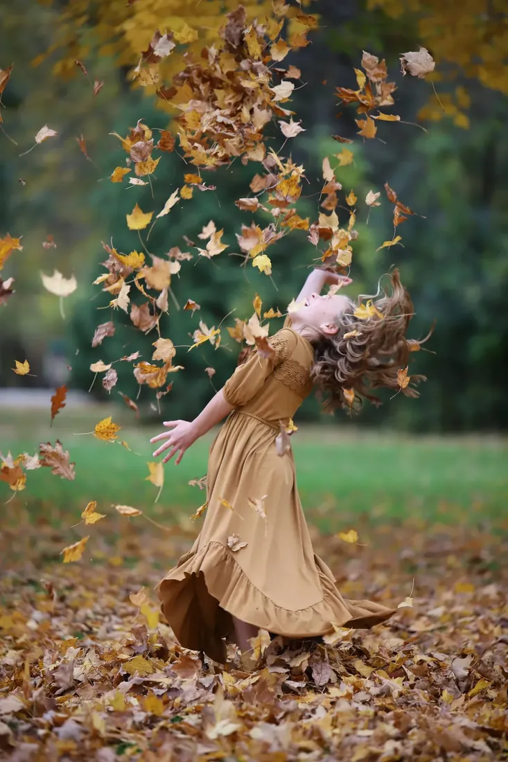 Another armful, in the mustard dress