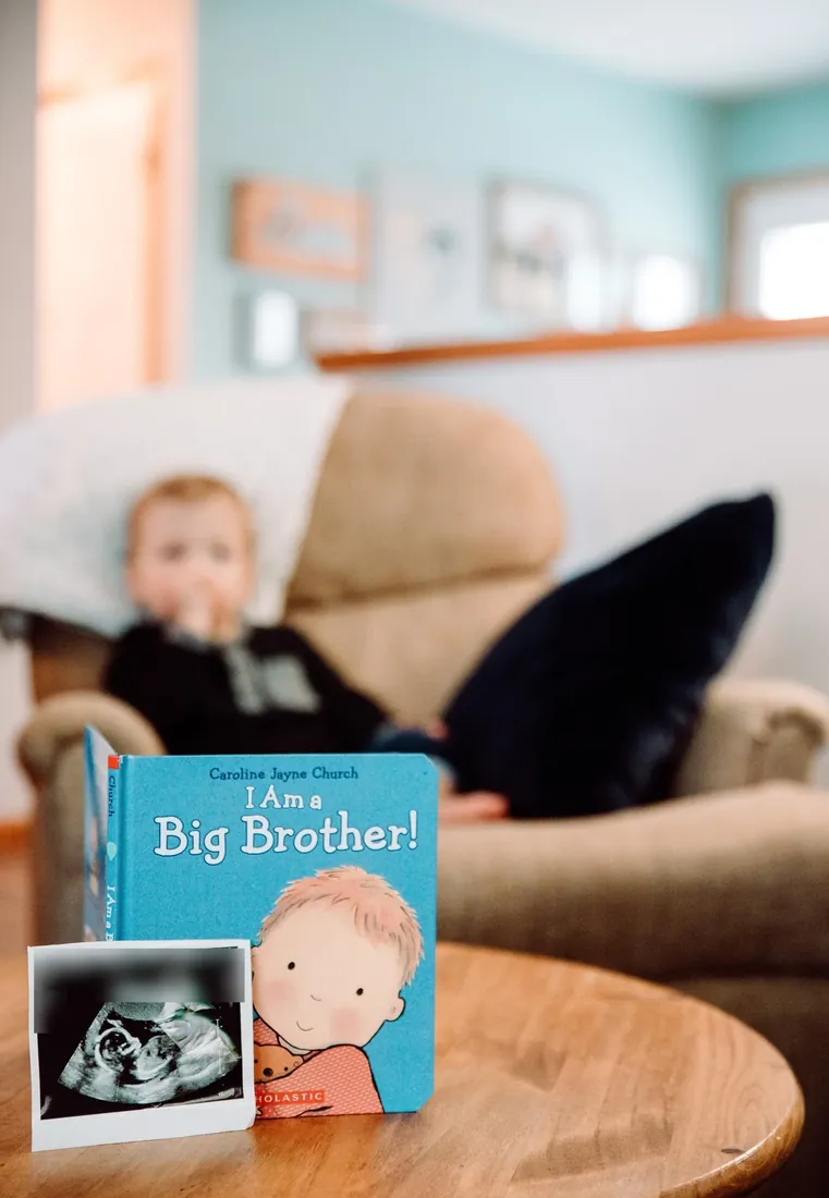 A big brother book and the first scan