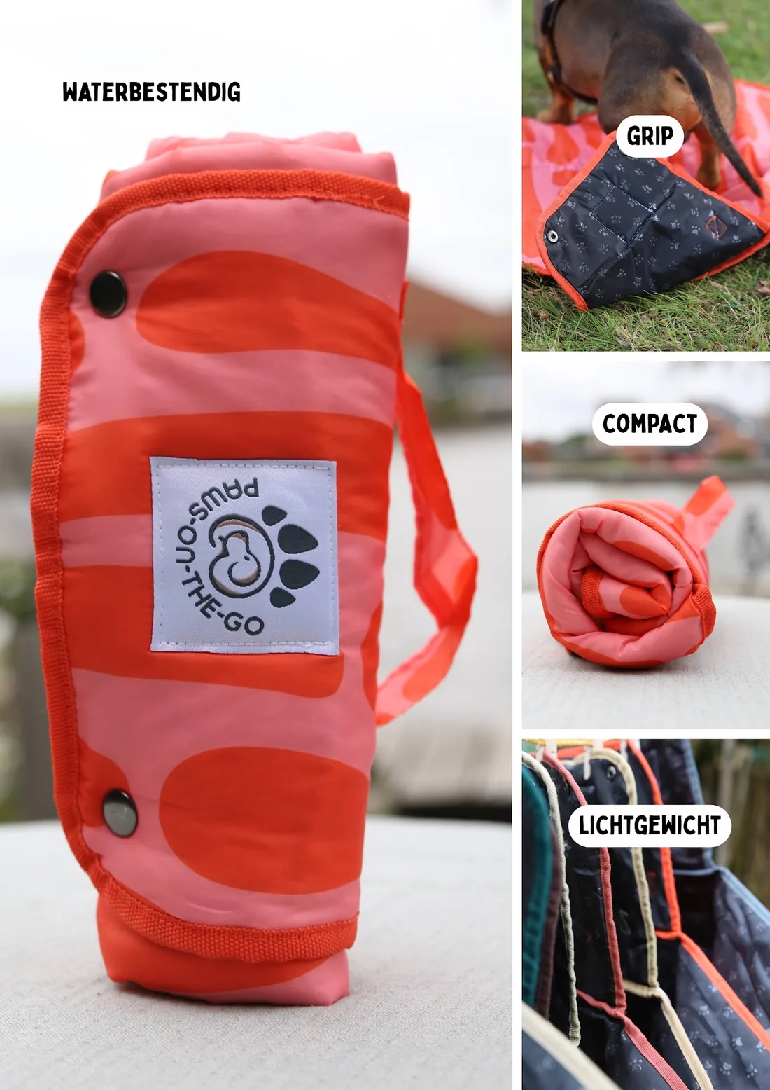 Feature board: water-resistant, grip, compact and lightweight