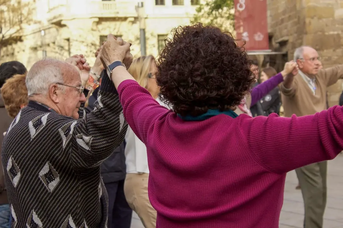 Dancing in the square, Spain