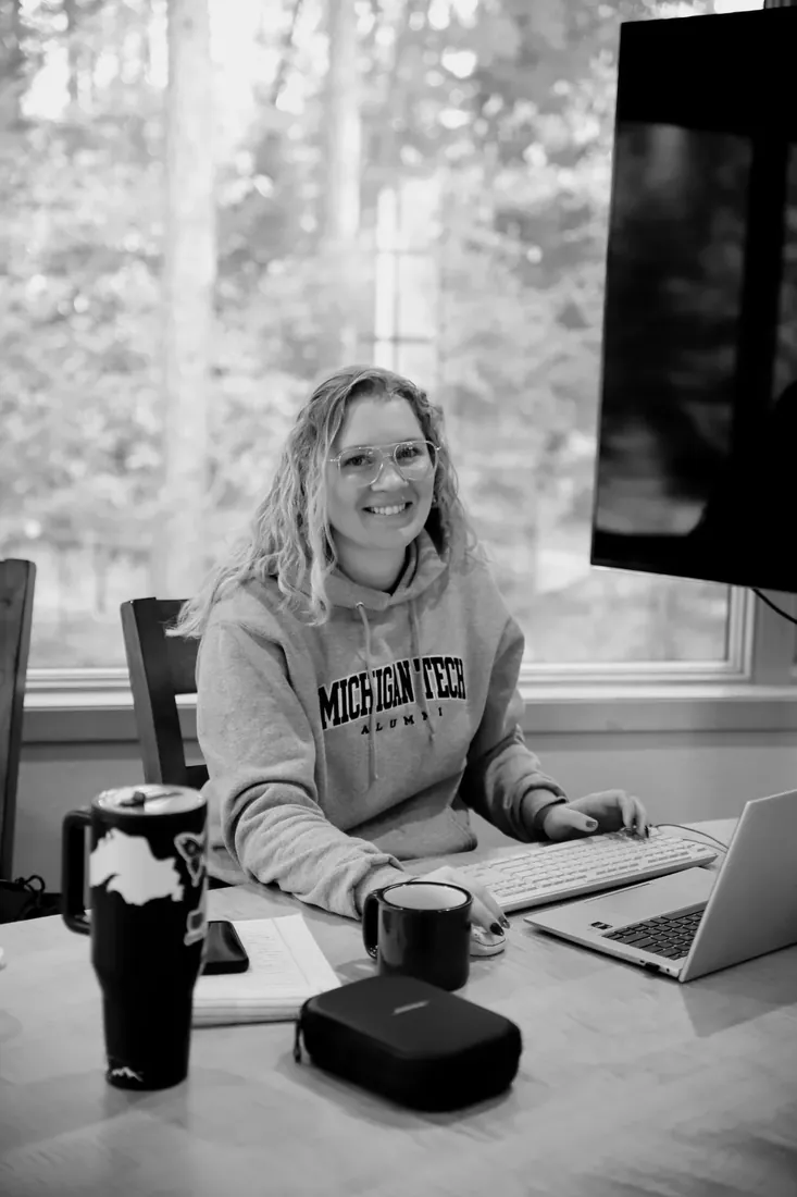 Working from the window table